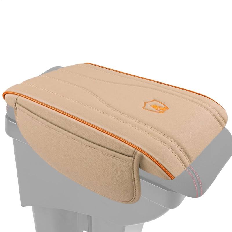 Auto Mittelkonsole Polster Auto Armlehne Kissen | Armlehne Box Ellenbogenkissen | Armlehne Box Ellenbogenkissen | Leder Armlehnenbox Ellenbogenpolster, Br Abdeckung von Jlobnyiun