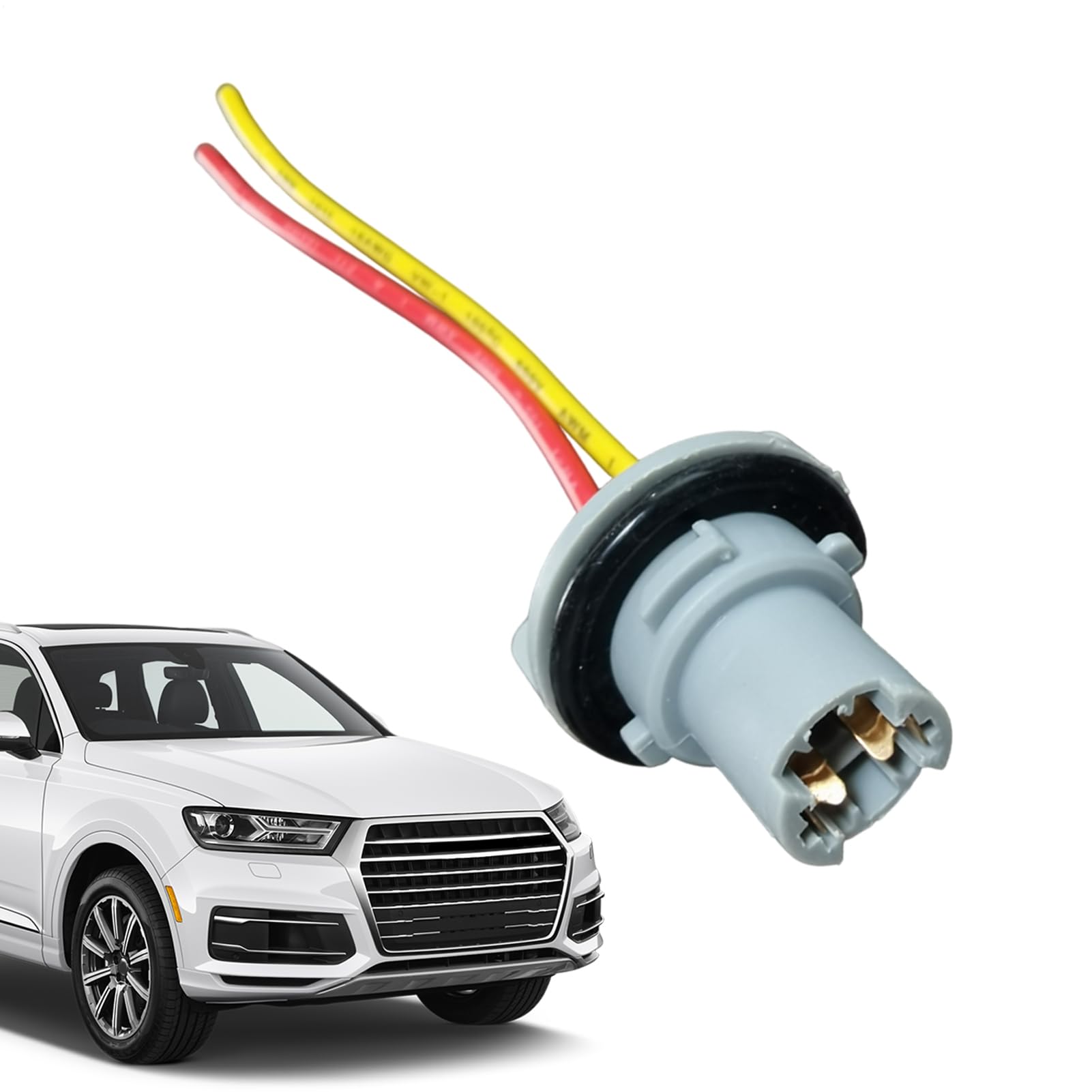 Ersatz der Bremslicht-Lampenfassung, Ersatz für Lampensockel | Sicherer Glühbirnenhalter mit einer soliden Verbindung, eine Kfz-Beleuchtungsbuchse für das CL- Signalsystem Ersatz der Bremslicht-Lampenfassung, Ersatz für Lampensockel | Sicherer Glühbirnenhalter mit einer soliden Verbindung, eine Kfz-Beleuchtungsbuchse für das CL- Signalsystem von Jlobnyiun