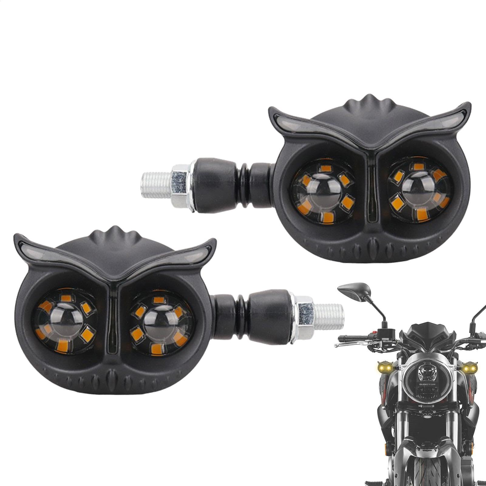 Jlobnyiun LED Motorrad Blinker - Motorrad Blinker Eule | Motorrad Lampen Wasserdicht Eule Motorrad Blinker Motorrad Lampe Eule Licht Tagfahrlicht für Familie Freunde Jlobnyiun LED Motorrad Blinker - Motorrad Blinker Eule | Motorrad Lampen Wasserdicht Eule Motorrad Blinker Motorrad Lampe Eule Licht Tagfahrlicht für Familie Freunde von Jlobnyiun