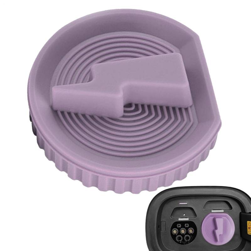 Jlobnyiun Ladeanschluss für Auto, Ladeanschlüsse aus Silikon, magnetisch, EV-Ladegerät, wiederverwendbar, Zubehör für das Außenbereich, wasserdicht, Zubehör von Jlobnyiun