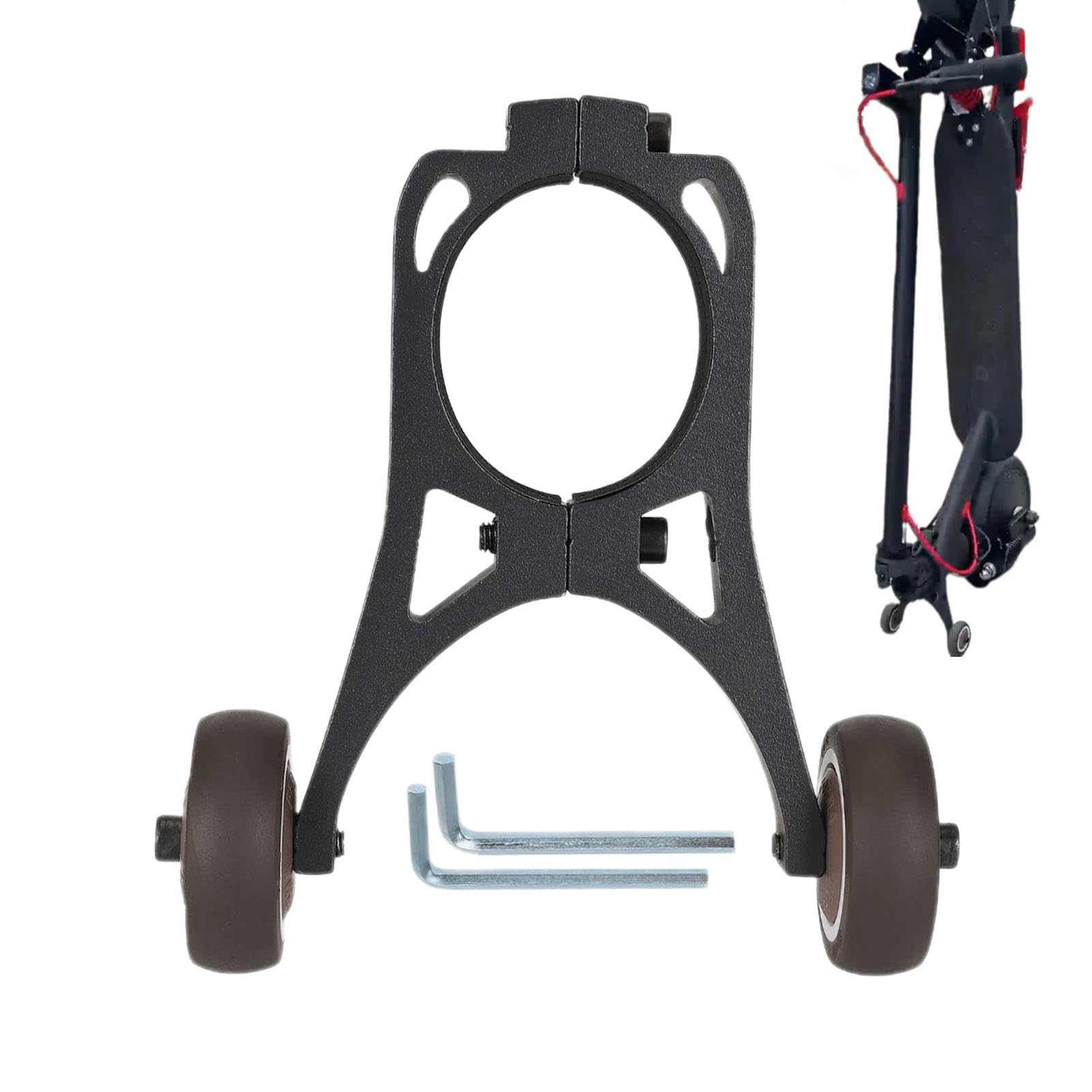 Klappbarer Scooter-Handstand - Scooter-Handstandhalterung, Faltbare Elektroroller-Halterung, Hilfsrad - Zusammenklappbarer Scooter-Handstand-Organizer Für Schule, Roadtrips, Reisen, Ausgehen Klappbarer Scooter-Handstand - Scooter-Handstandhalterung, Faltbare Elektroroller-Halterung, Hilfsrad - Zusammenklappbarer Scooter-Handstand-Organizer Für Schule, Roadtrips, Reisen, Ausgehen von Jlobnyiun