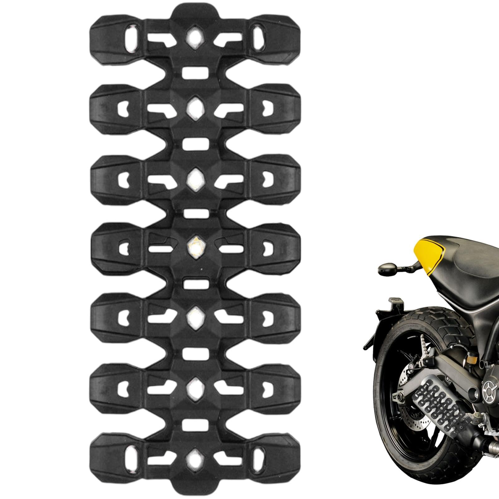 Motorrad-Rohrschutz – Auspuffrohr Anti-Hot-Abdeckung – Verbrühungsschutz für Motorrad-Schalldämpfer Motorrad-Rohrschutz – Auspuffrohr Anti-Hot-Abdeckung – Verbrühungsschutz für Motorrad-Schalldämpfer von Jlobnyiun
