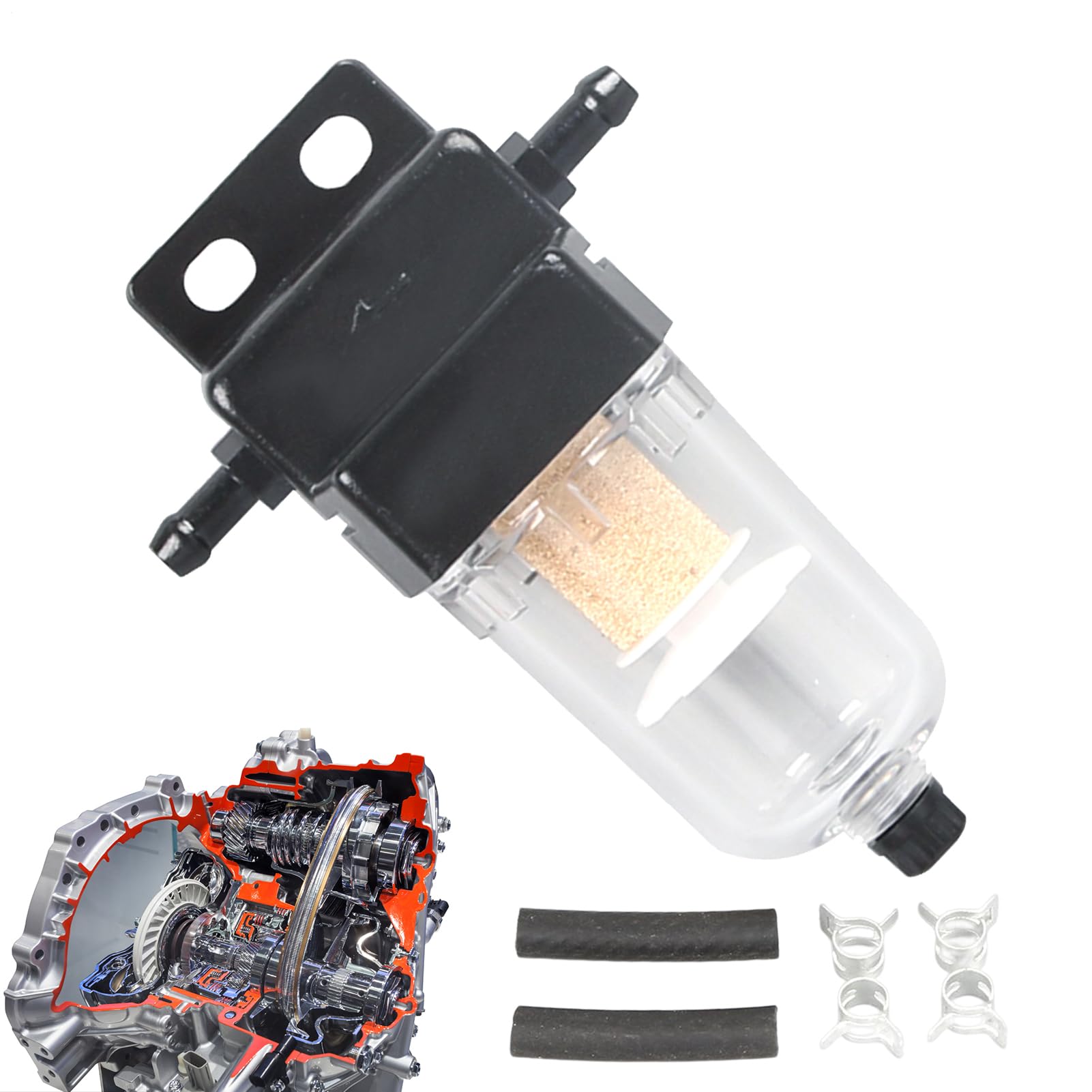Tankfilter, Kraftstoffabscheider, Luftbereiter-Set | Ersatz-Tankfilter für Motoren, Wasserabscheider, Filterung E Tankfilter, Kraftstoffabscheider, Luftbereiter-Set | Ersatz-Tankfilter für Motoren, Wasserabscheider, Filterung E von Jlobnyiun