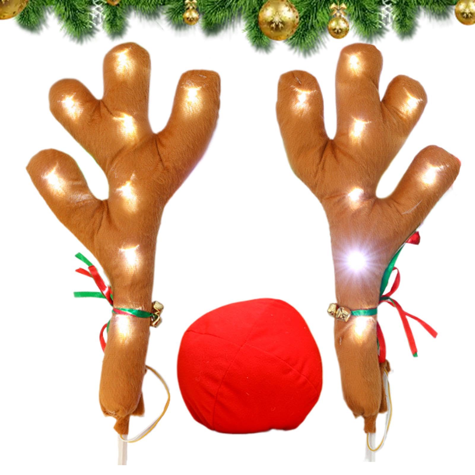 Weihnachten Rentiergeweih Auto Set Rentierauto Set Niedliches Hirsch Auto Kostüm Dekoration Set - Auto Elchgeweih Nase Auto Außendekoration Auto Kamera Weihnachten Rentiergeweih Auto Set Rentierauto Set Niedliches Hirsch Auto Kostüm Dekoration Set - Auto Elchgeweih Nase Auto Außendekoration Auto Kamera von Jlobnyiun