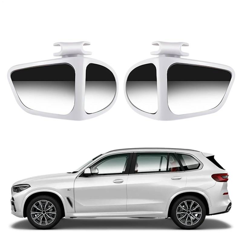 Zusatzspiegel für Autos Weitwinkel, Hilfsblindenspiegel, 1 Paar kleine Blind-Zusatzspiegel, Multipir Rückansicht von Jlobnyiun