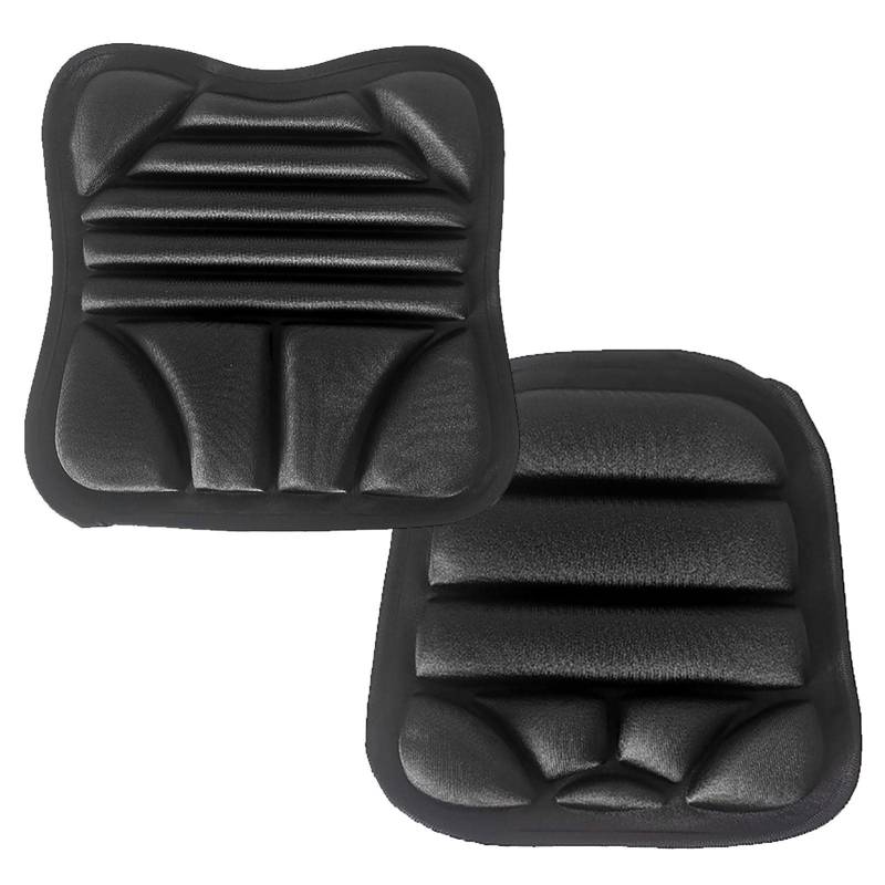 Joberio Motorradsitz, 2-teilig, Motorradsitz, faltbar, aus Gel, stoßabsorbierender Sitzbezug, atmungsaktiver Motorradsitz von Joberio