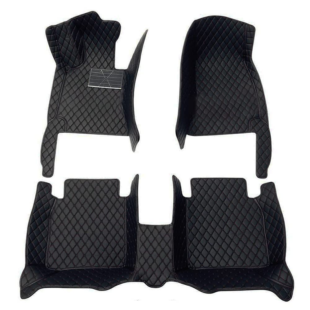 JoboJi Leder Auto Fußmatten Set für Mercedes Benz GLE W166 GLE 300d 320 400 350d 450 4MATIC 2015-2019 Automatte FussMatten Rutsch Allwetter-Matten,B-Black JoboJi Leder Auto Fußmatten Set für Mercedes Benz GLE W166 GLE 300d 320 400 350d 450 4MATIC 2015-2019 Automatte FussMatten Rutsch Allwetter-Matten,B-Black von JoboJi