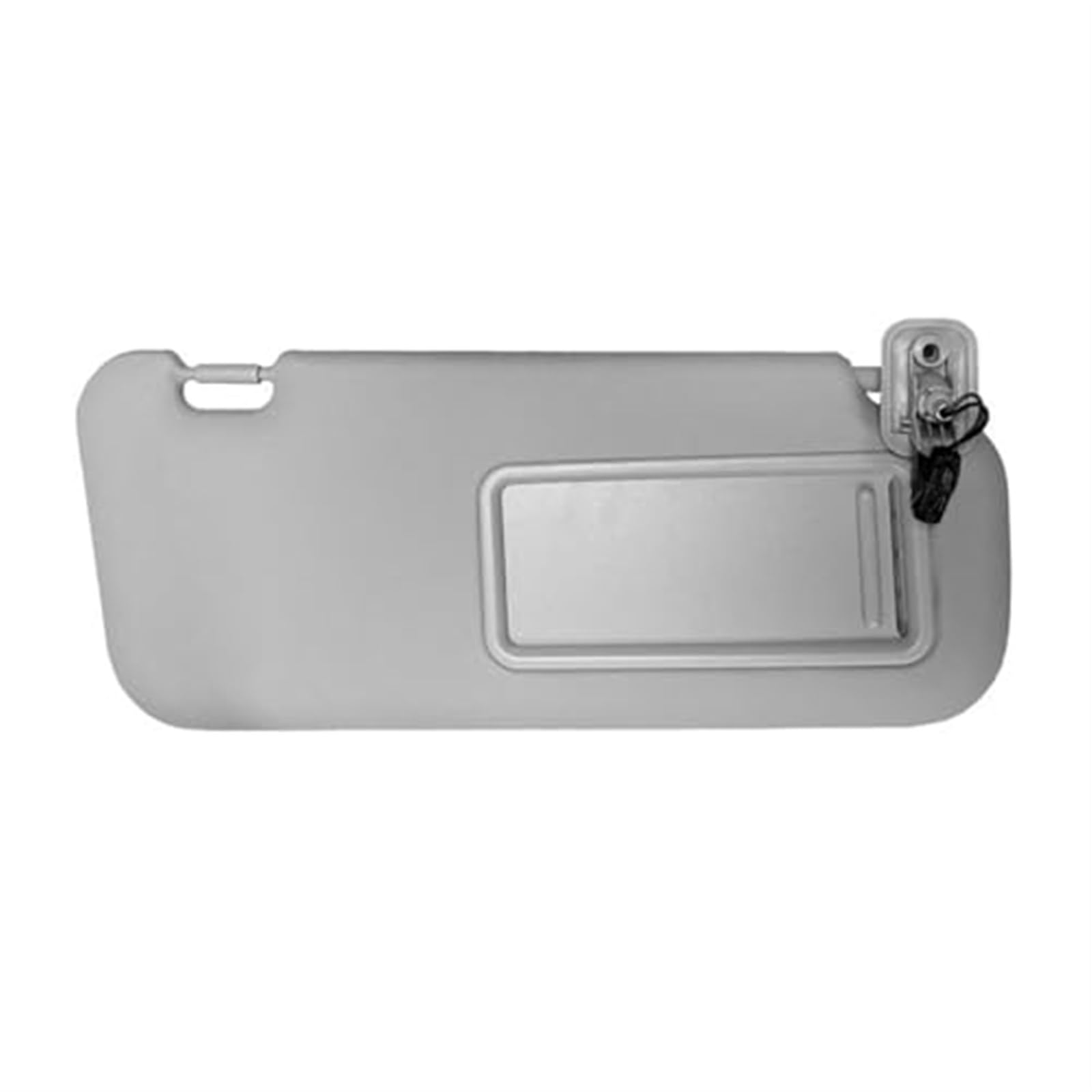 Jodriva 1/2 Stück Linke Fahrerseite, rechte Beifahrerseite, Auto-Innensonnenblende, Sonnenschutz mit Make-up-Spiegel-Set, for Mazda, 3 2010–2013 Auto-Sonnenblendenbrett(Gray 1pc Right) von Jodriva
