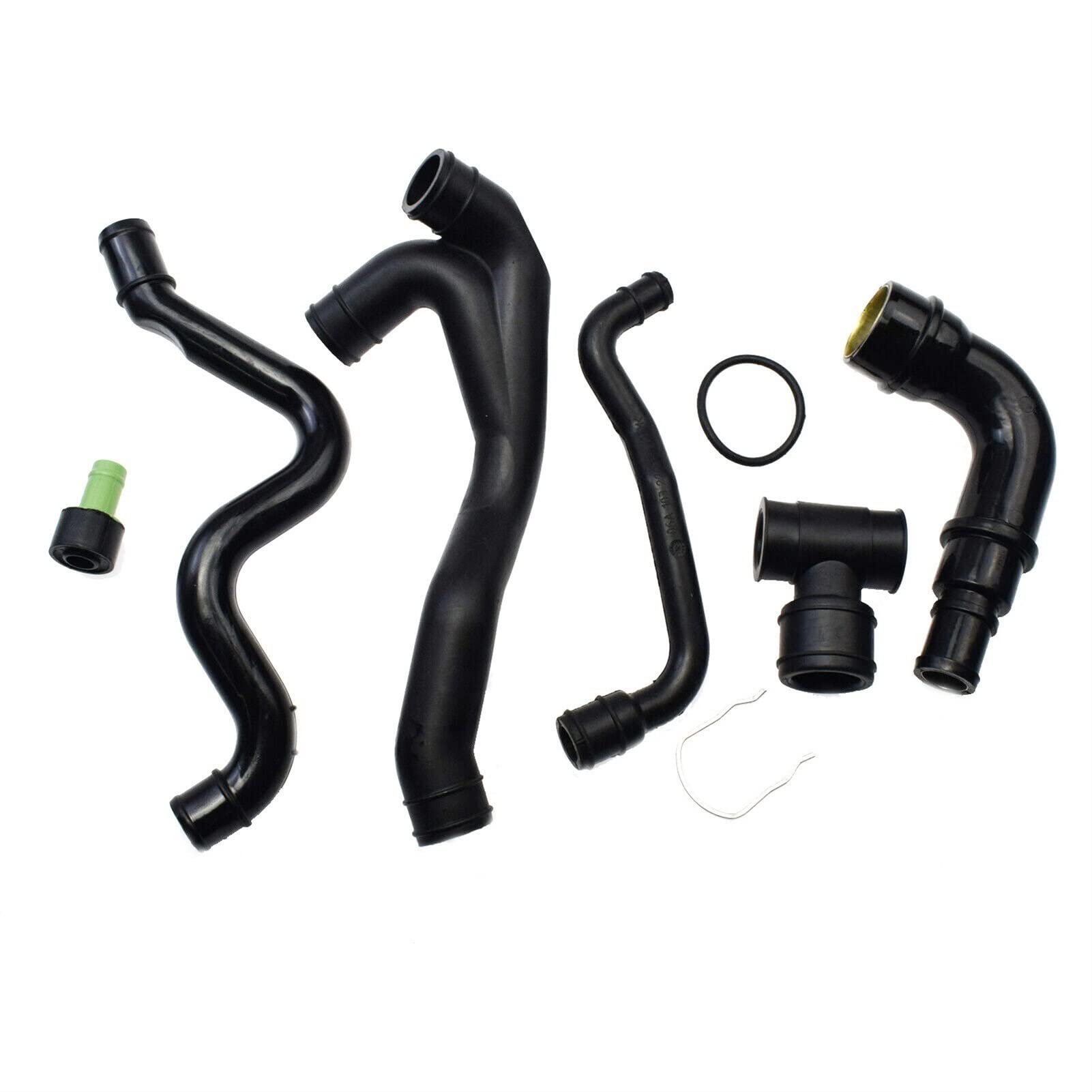 Jodriva 1,8 T Kurbelgehäuse-Entlüftungsschlauch, Ventilsatz, for A3 TT, for VW, for Jetta, for Seat, for Skoda, 06A103247 06A103213AF 06B103221P 058103493A(Set 3) von Jodriva