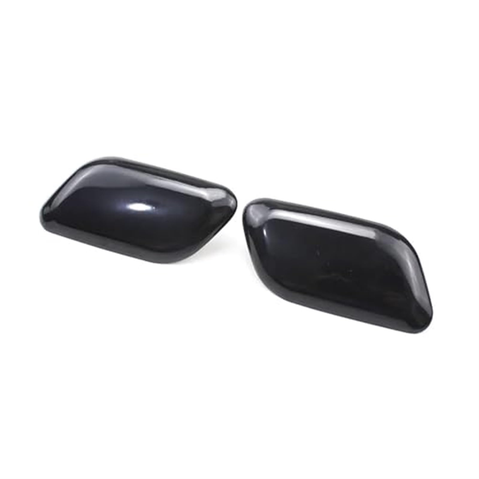 Jodriva 1 STÜCKE Frontstoßstange Scheinwerferwaschdüsenabdeckung, for Toyota, Avensis T27 2008-2011 Scheinwerferwaschabdeckung(Black Pair) von Jodriva