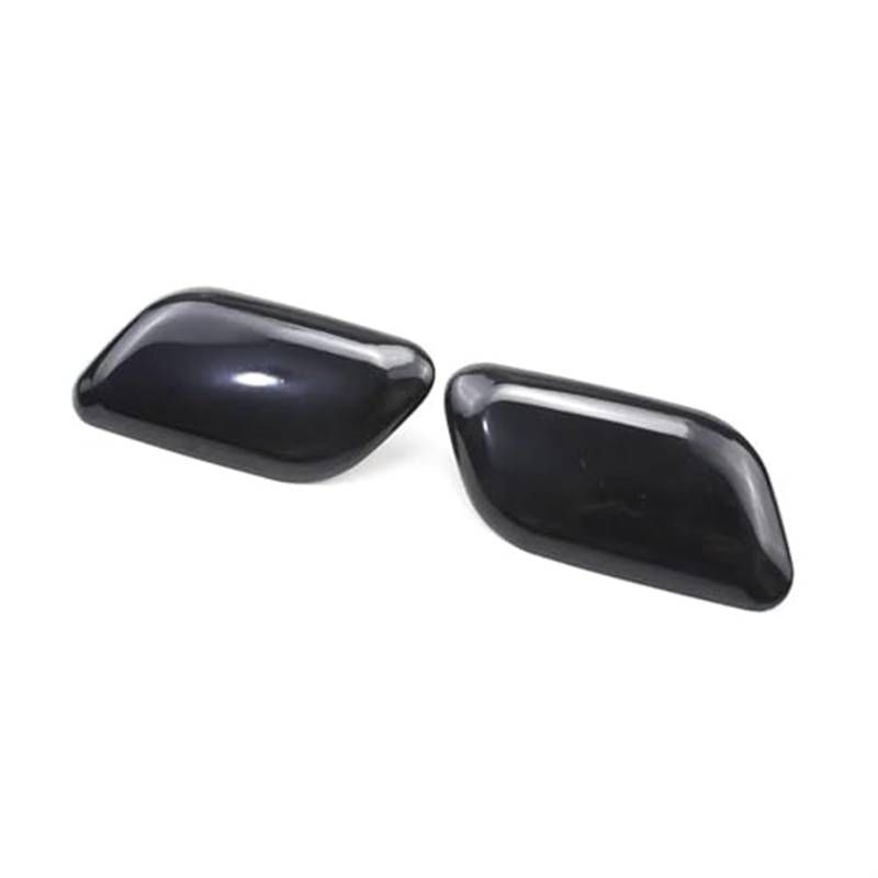 Jodriva 1 STÜCKE Frontstoßstange Scheinwerferwaschdüsenabdeckung, for Toyota, Avensis T27 2008-2011 Scheinwerferwaschabdeckung(Black Pair) von Jodriva