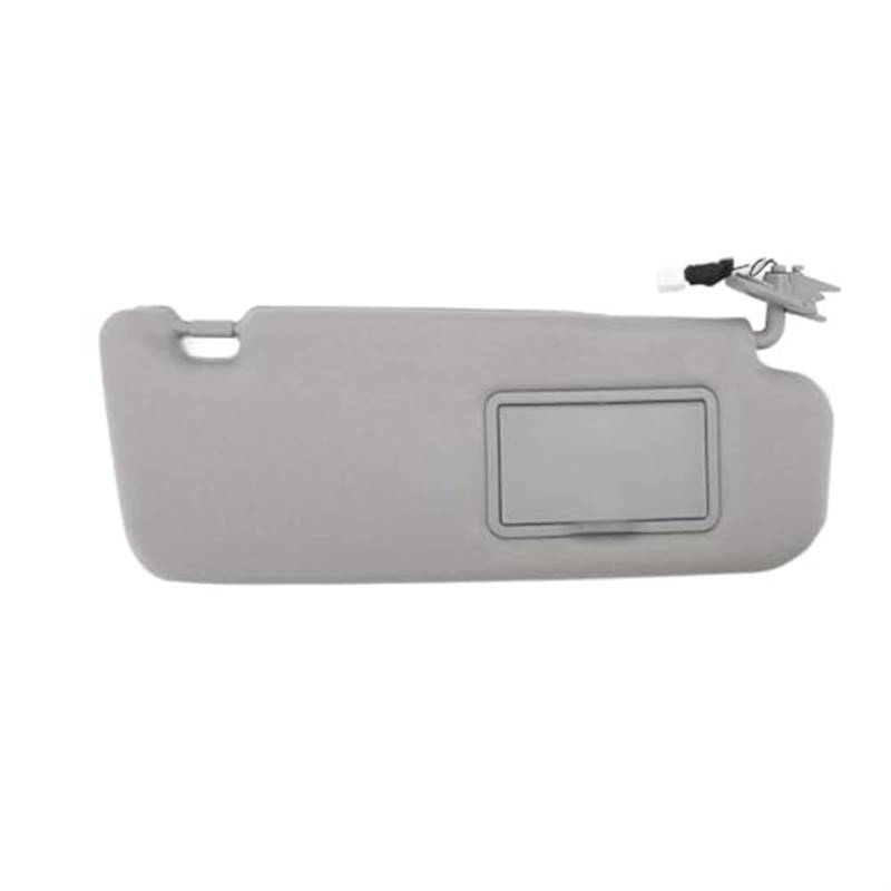 Jodriva 1 x Sonnenblende, grau, UV-blockierend, 852013K010QD, Ersatz, for Hyundai, for Sonata 2006–2008, Sonnenblende mit Spiegel Auto-Sonnenblendenbrett(Grey Right) von Jodriva