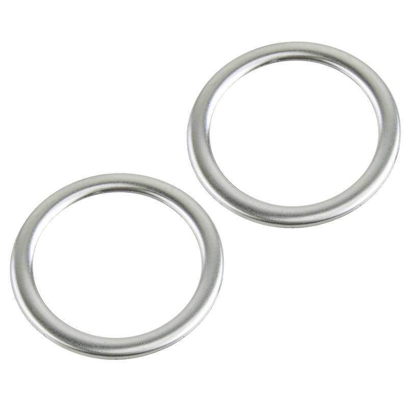 Jodriva 2-teilige Armaturenbrett-Entlüftungsauslass-Abdeckungsringverkleidung aus Edelstahl for GLK X204 ML W166 GL X166 B-Klasse W246 Auto-Lüftungsgitter-Dekoration von Jodriva