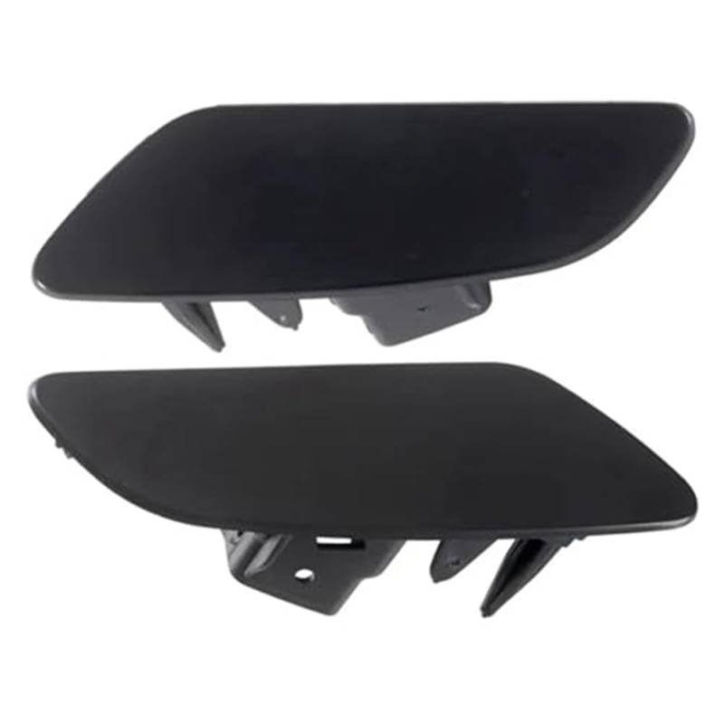 Jodriva 2PC Front Stoßstange Scheinwerfer Waschanlage Düse Kopf Licht Jet Abdeckung, for Porsche, for Panamera, 2017-2020 971807753G2X 971807754G2X Scheinwerferwaschabdeckung von Jodriva