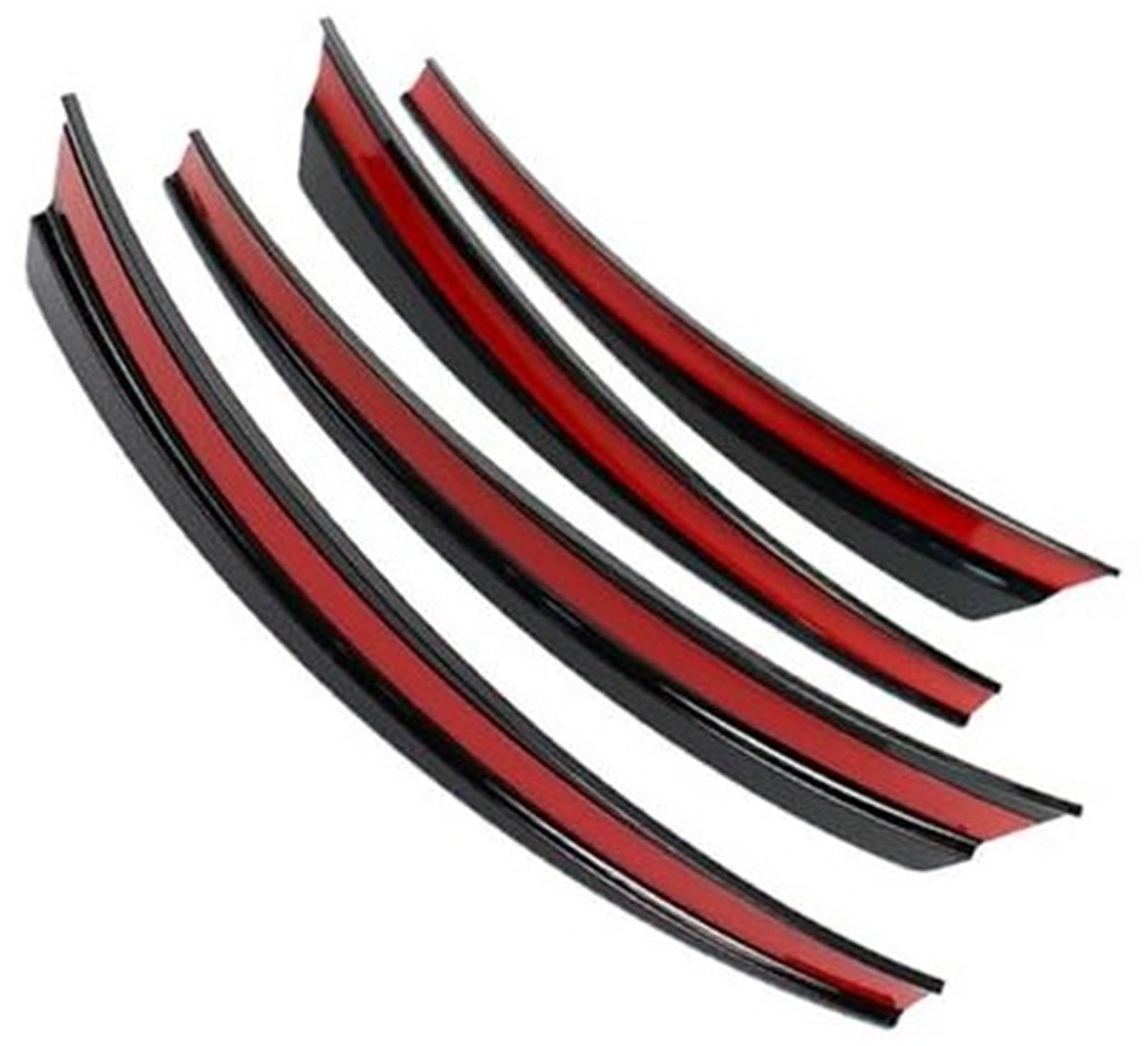 Jodriva 4-teiliges, Nicht stanzendes, verstecktes Kotflügel-Radlauf-Modifikationszubehör, for Tesla, Modell Y Kotflügelverbreiterung(Black Matte Black) von Jodriva