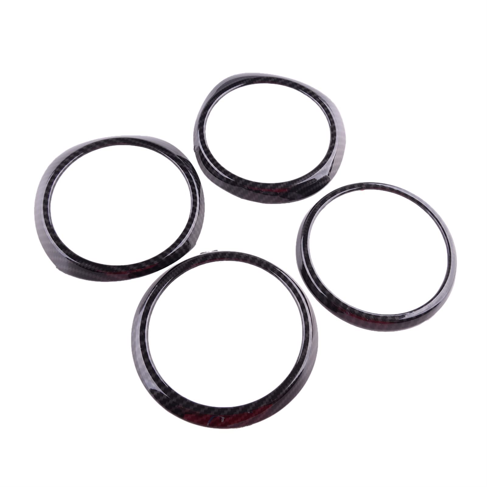 Jodriva 4-teiliges Set, schwarzer Auto-Armaturenbrett-Zentralsteuerungs-Luftauslassring, for Toyota, for Tacoma 2016 2017 2018 2019 2020, nur Linkslenker Auto-Lüftungsgitter-Dekoration Jodriva 4-teiliges Set, schwarzer Auto-Armaturenbrett-Zentralsteuerungs-Luftauslassring, for Toyota, for Tacoma 2016 2017 2018 2019 2020, nur Linkslenker Auto-Lüftungsgitter-Dekoration von Jodriva
