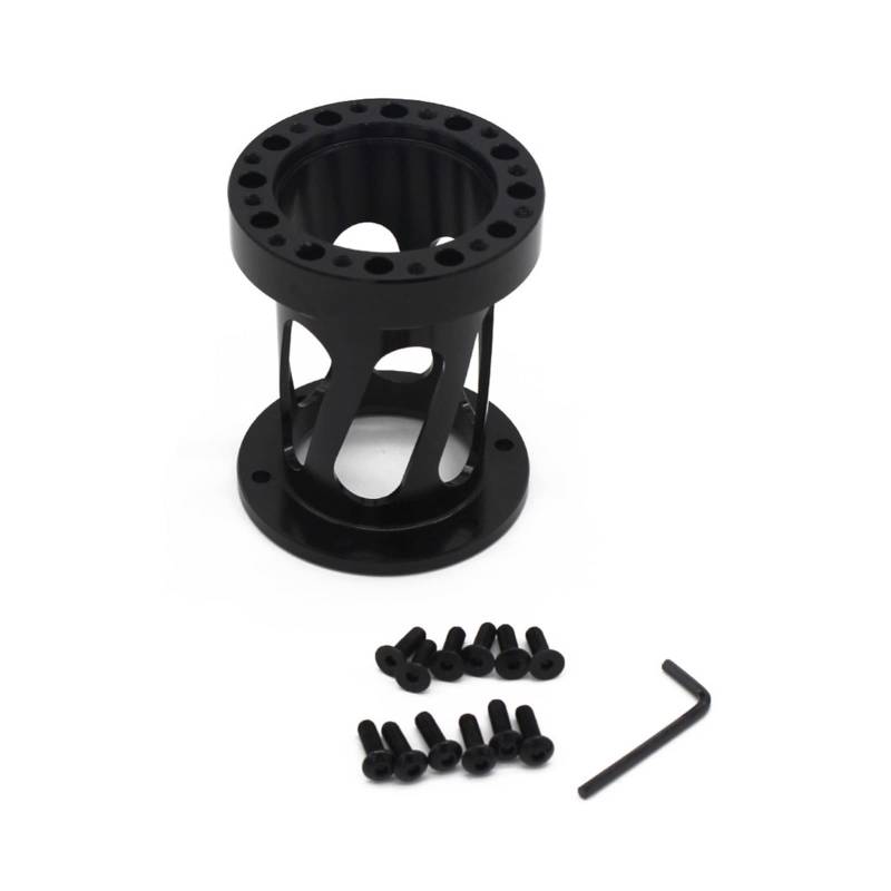 Jodriva 51mm 76mm 101mm Höhe Universal Lenkrad Nabe Adapter Boss Kit Adapter Lenkrad Spacer Auto-Lenkradnabe(101mm) von Jodriva