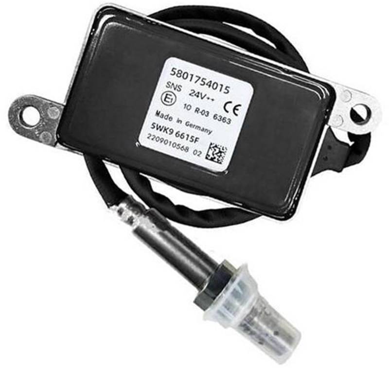 Jodriva 5801754015 5WK9 6615 5WK96615F 24V Stickstoff-Sauerstoff-Sensor, for IVECO, LKW-Teil-Stickoxid-Sensor(Black 5WK96615F) von Jodriva
