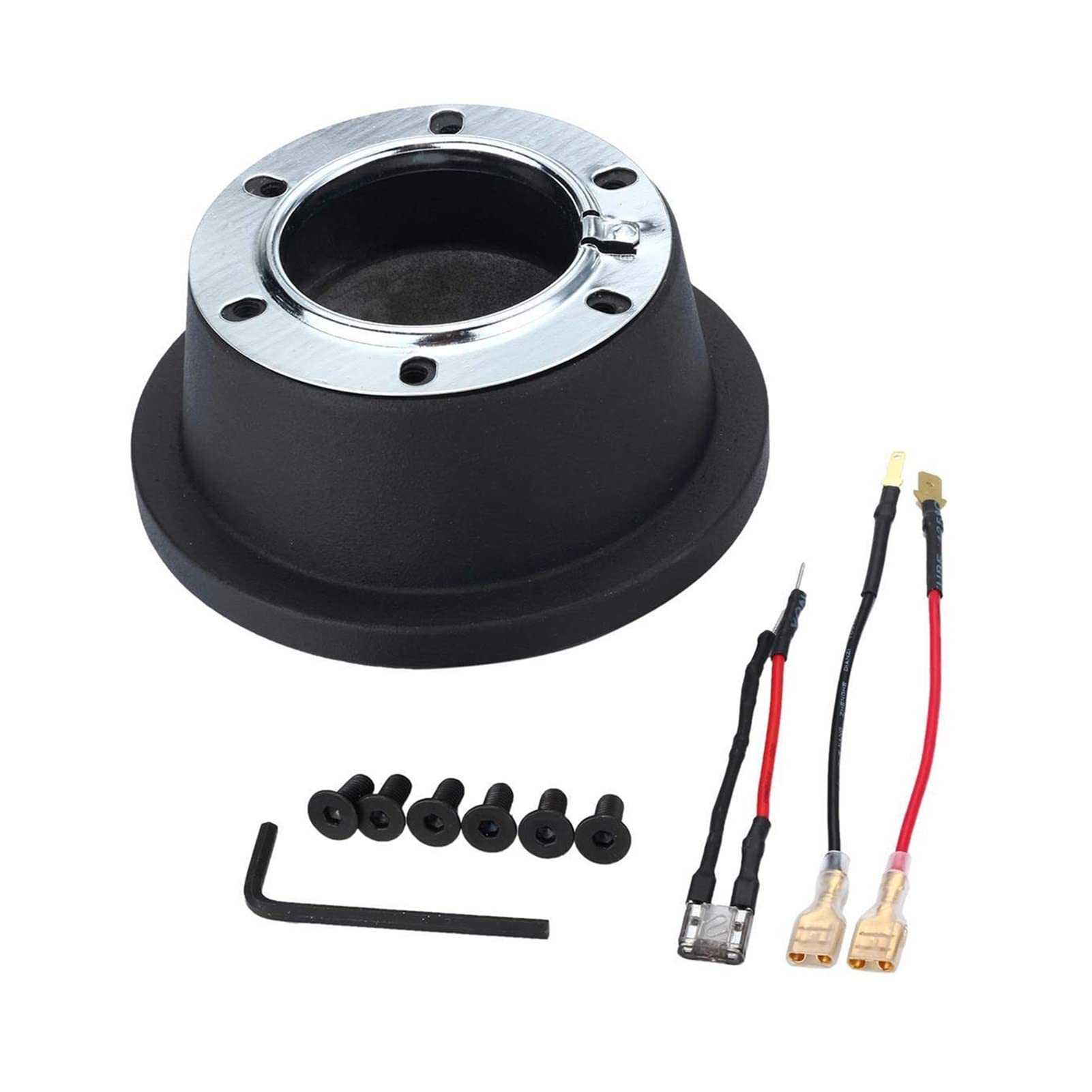 Jodriva 6-Schrauben-Auto-Schnellspanner-Lenkrad-Abstecknaben-Adapter-Boss-Kit, for Ford, for Mustang, for Focus, for Fiesta, F 150 350 450, for Mazda, for Volvo, Auto-Lenkradnabe Jodriva 6-Schrauben-Auto-Schnellspanner-Lenkrad-Abstecknaben-Adapter-Boss-Kit, for Ford, for Mustang, for Focus, for Fiesta, F 150 350 450, for Mazda, for Volvo, Auto-Lenkradnabe von Jodriva