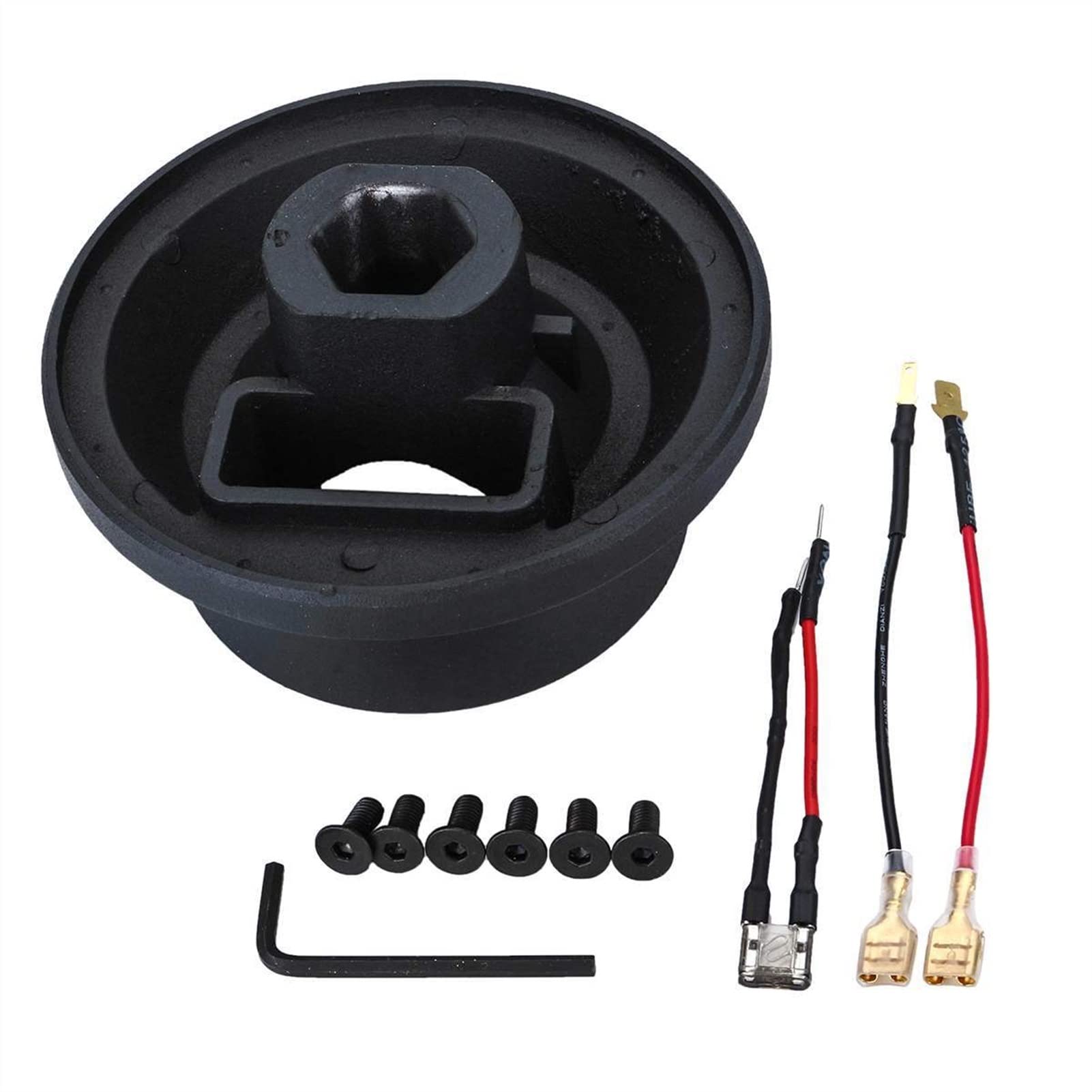 Jodriva 6-Schrauben-Auto-Schnellspanner-Lenkrad-Abstecknaben-Adapter-Boss-Kit, for Ford, for Mustang, for Focus, for Fiesta, F 150 350 450, for Mazda, for Volvo, Auto-Lenkradnabe Jodriva 6-Schrauben-Auto-Schnellspanner-Lenkrad-Abstecknaben-Adapter-Boss-Kit, for Ford, for Mustang, for Focus, for Fiesta, F 150 350 450, for Mazda, for Volvo, Auto-Lenkradnabe von Jodriva