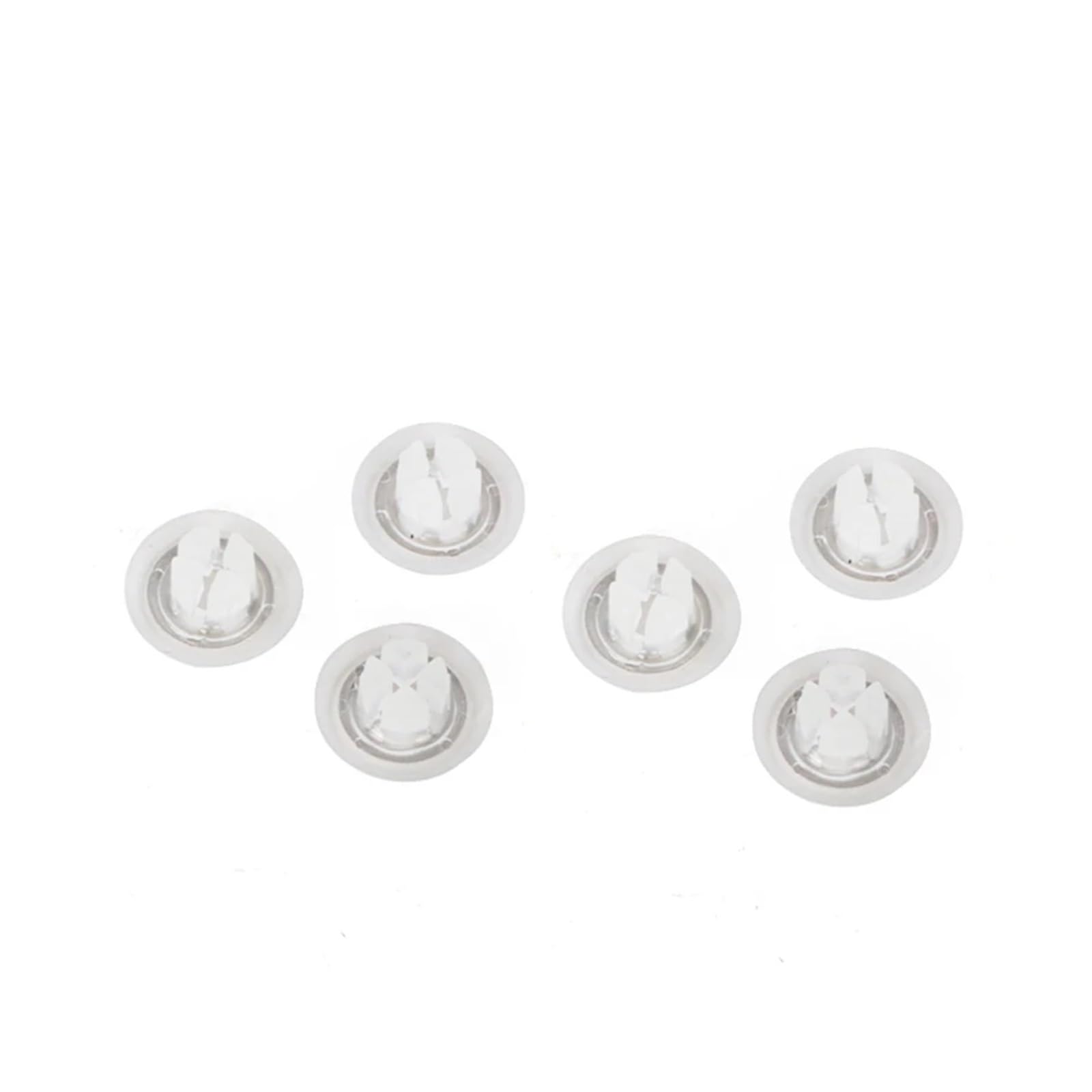 Jodriva 6Q0853273A 6Q0853274A Dreieckige Zierleiste for Seitentür-Rückspiegel, Eckverkleidung, for VW, for Polo, for 9N3 MK4 2006-2010 Dreieckige Autospiegelabdeckung(6pcs Clips) von Jodriva