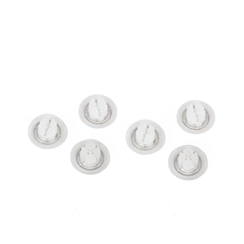 Jodriva 6Q0853273A 6Q0853274A Dreieckige Zierleiste for Seitentür-Rückspiegel, Eckverkleidung, for VW, for Polo, for 9N3 MK4 2006-2010 Dreieckige Autospiegelabdeckung(6pcs Clips) von Jodriva