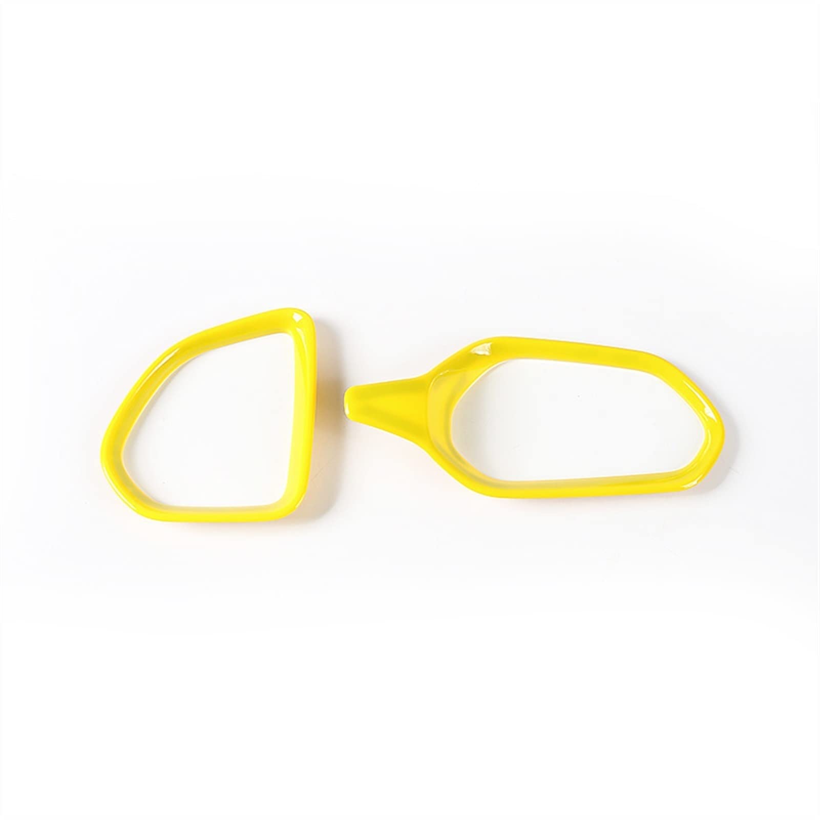 Jodriva ABS-Armaturenbrett, Links und rechts, Aufkleber for die Dekoration der Lüftungsöffnung der Klimaanlage, for Jeep, for Renegade 2015-2017 Auto-Lüftungsgitter-Dekoration(Yellow) von Jodriva