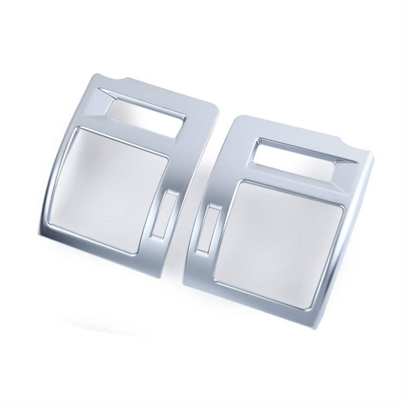 Jodriva ABS Chrom Armaturenbrett Air Vent Trim Cover Outlet Lünette Rahmen Zierleiste Surround, for Toyota, for Land Cruiser, for Prado 150 2010-2019 Auto-Lüftungsgitter-Dekoration von Jodriva