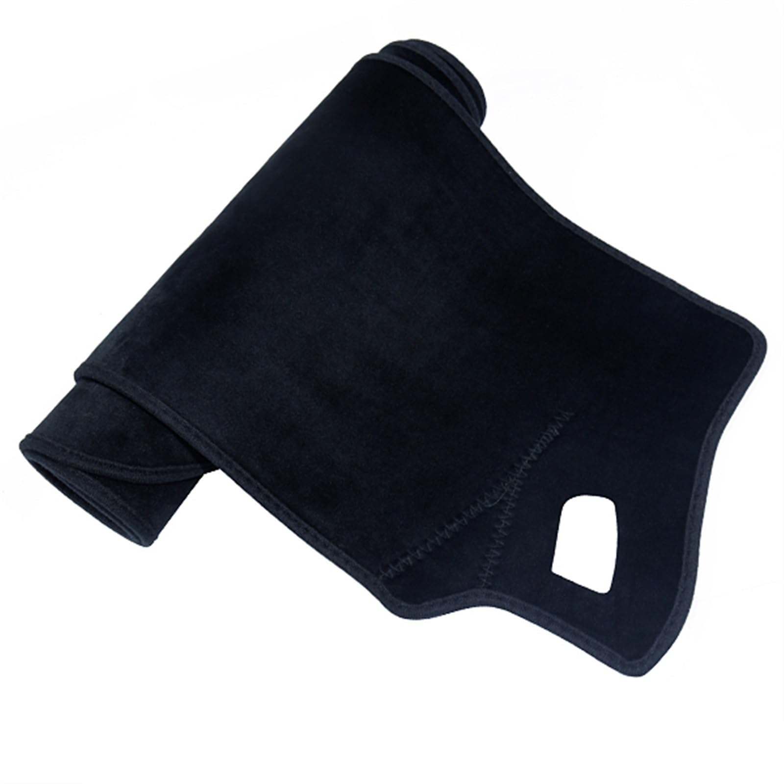 Jodriva Armaturenbrett-Abdeckung, for LDV, for Maxus EV30 eDeliver 3 EV30L 2019~2024, Sonnenschutz, rutschfestes Kissen, Lichtschutz, Zubehör Auto Anti-Rutschmatte(Flannel All Black) von Jodriva