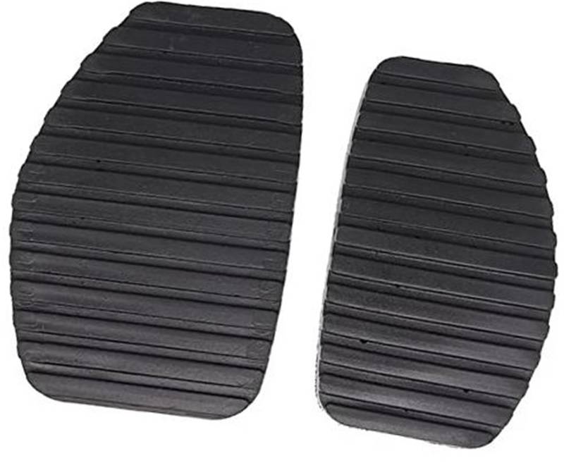 Jodriva Auto-Bremsen-Kupplungs-Fußpedal-Pad-Abdeckung, for C-itroen Dispatch Jumpy F-iat Scudo 2007–2016 Autopedalabdeckung(Black 1X Brake 1XClutch) von Jodriva
