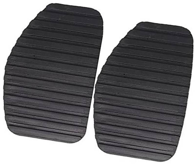 Jodriva Auto-Bremsen-Kupplungs-Fußpedal-Pad-Abdeckung, for C-itroen Dispatch Jumpy F-iat Scudo 2007–2016 Autopedalabdeckung(Black 2X Brake) von Jodriva