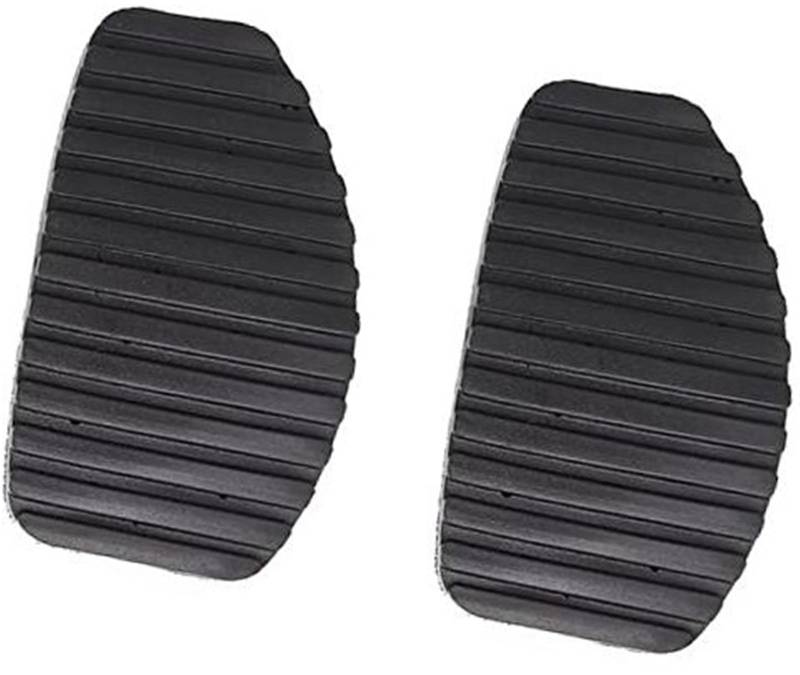 Jodriva Auto-Bremsen-Kupplungs-Fußpedal-Pad-Abdeckung, for C-itroen Dispatch Jumpy F-iat Scudo 2007–2016 Autopedalabdeckung(Black 2X Clutch) von Jodriva