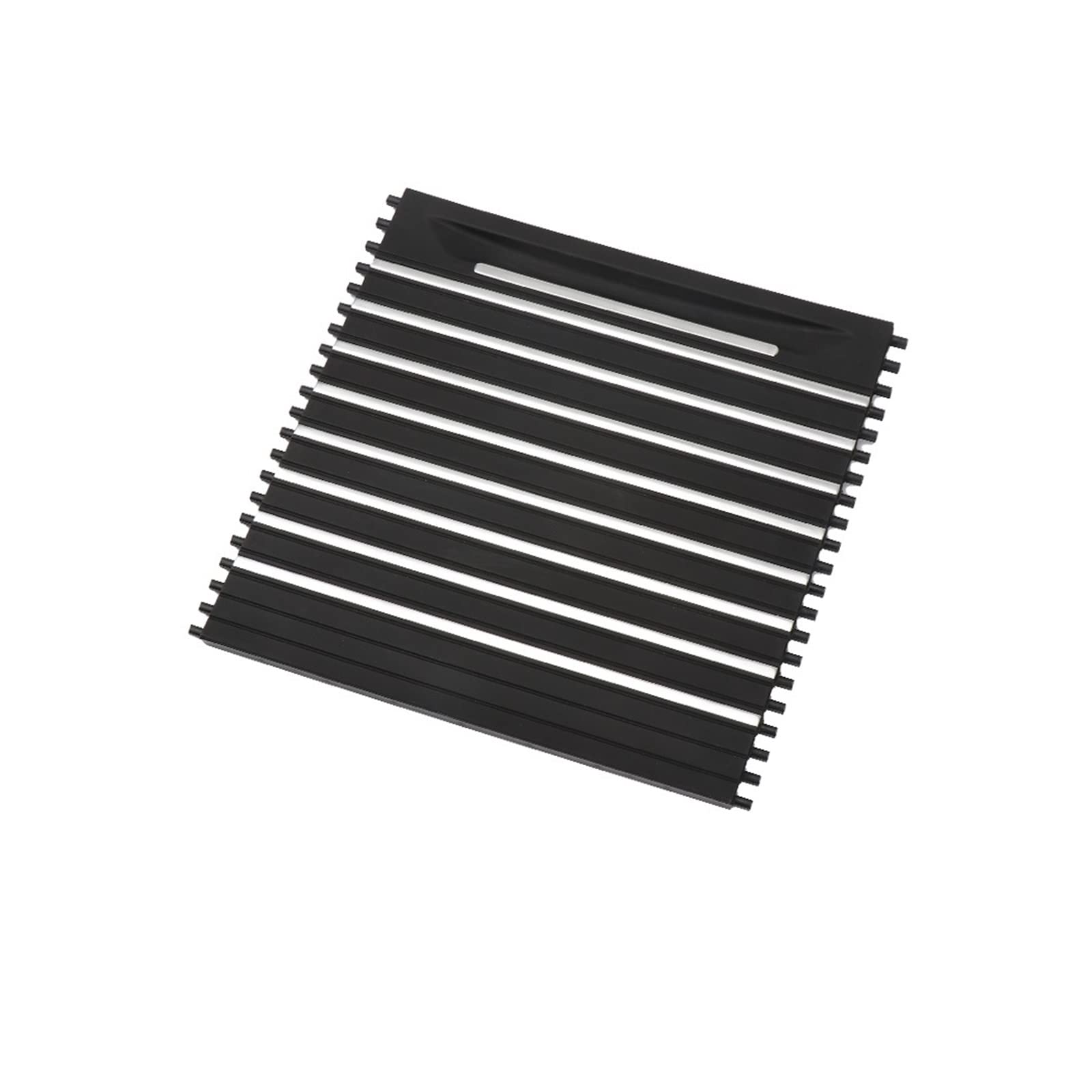 Jodriva Auto Innen Mittelkonsole Rollo Abdeckung Getränkehalter Schieberollo Zubehör, for, for, X5 X6 F15 F16 2013-2019 Getränkehalter-Abdeckung für die Armlehne des Autos(Model C) von Jodriva