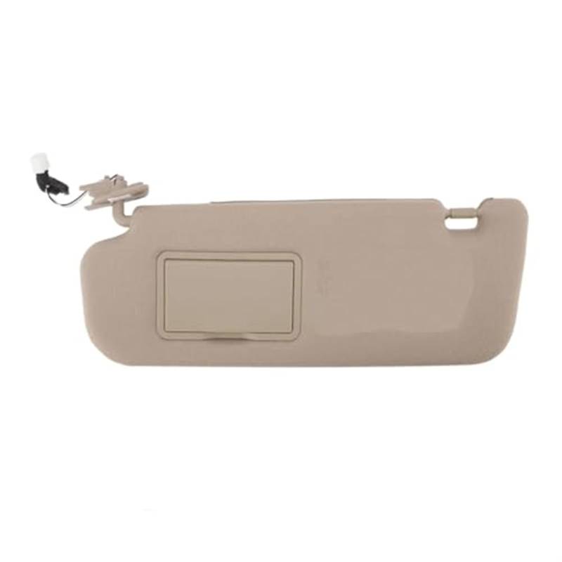 Jodriva Auto Innen Sonnenblende mit Make-up Spiegel 852013k010qd Ersatz, for Hyundai, for Sonata 2006 2007 2008 Auto-Sonnenblendenbrett(Beige Left) von Jodriva
