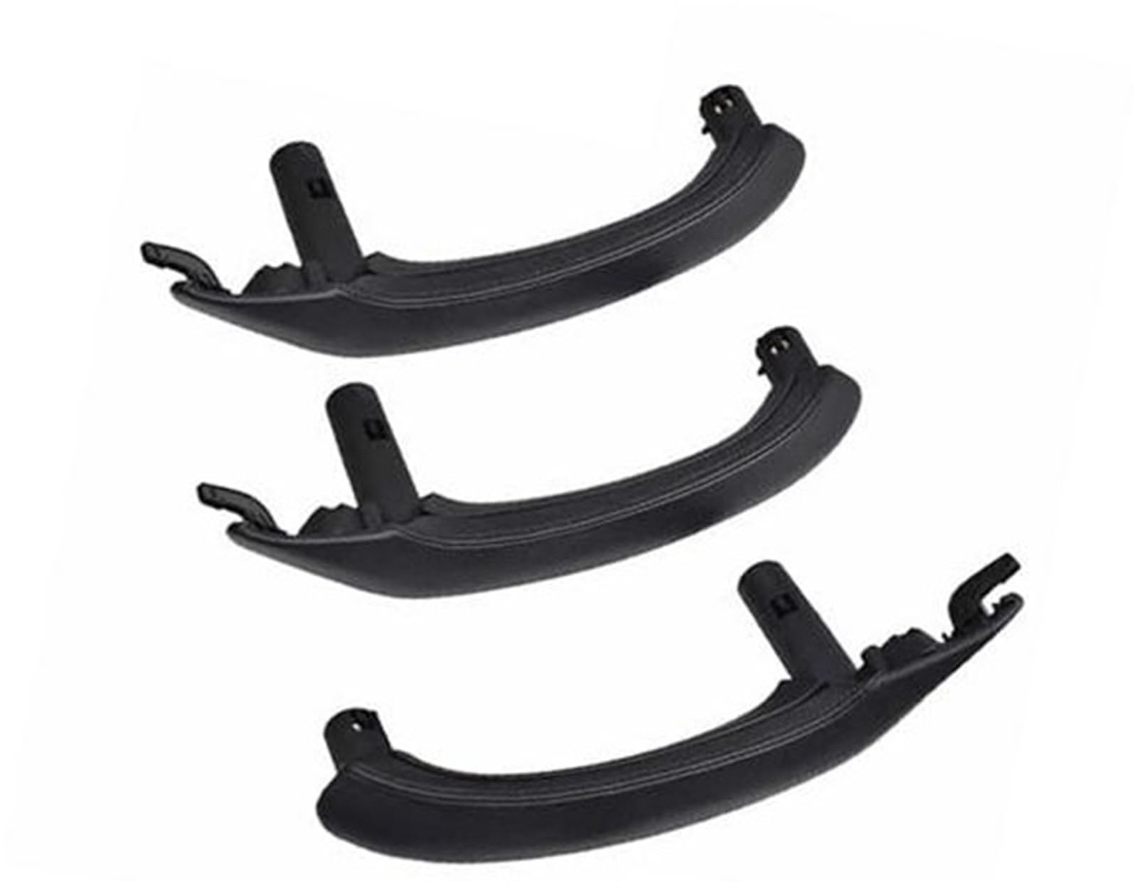 Jodriva Auto-Innentür-Zuggriff-Lederbezug-Set, Ersatz-LHD RHD, for, X3 X4 F25 F26 2010–2016 51417248502R Auto-Innentürgriff(Black 3-RHD-Black) von Jodriva