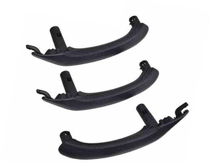 Jodriva Auto-Innentür-Zuggriff-Lederbezug-Set, Ersatz-LHD RHD, for, X3 X4 F25 F26 2010–2016 51417248502R Auto-Innentürgriff(Black 3-RHD-Black) von Jodriva