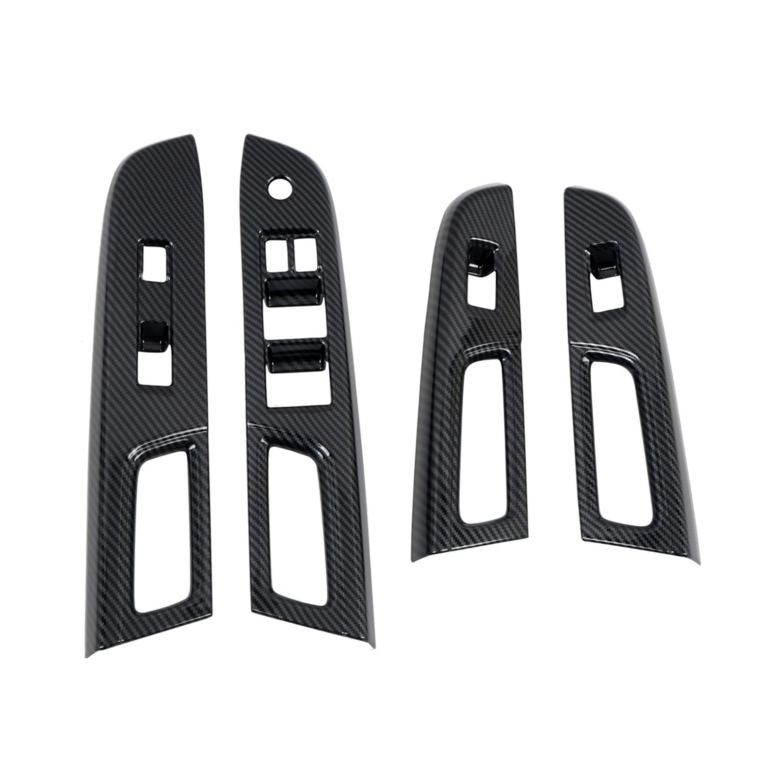 Jodriva Auto Kohlefaser Fenster Glas Lift Knopf Verkleidung Schalter Abdeckung Tür Armlehne Panel, for Subaru, WRX/WRX STI 2015-2020 LHD Zierleiste für Autofensterschalter Jodriva Auto Kohlefaser Fenster Glas Lift Knopf Verkleidung Schalter Abdeckung Tür Armlehne Panel, for Subaru, WRX/WRX STI 2015-2020 LHD Zierleiste für Autofensterschalter von Jodriva