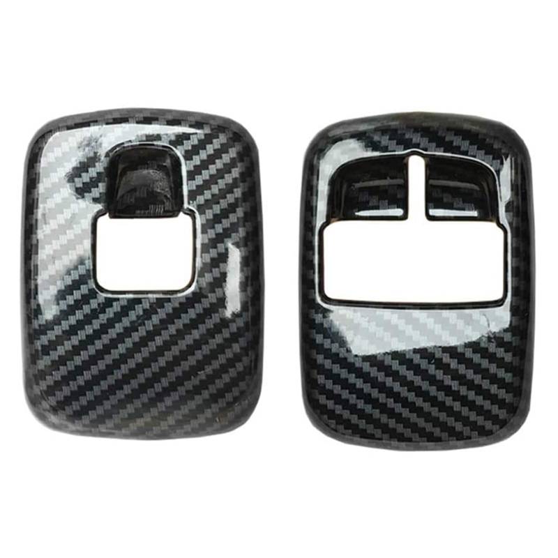 Jodriva Auto Kohlefaser Fensterheber Schalter Knopfabdeckung Zieraufkleber, for Benz, for Smart, 453 Two Four 2015-2023 Zubehör Zierleiste für Autofensterschalter von Jodriva