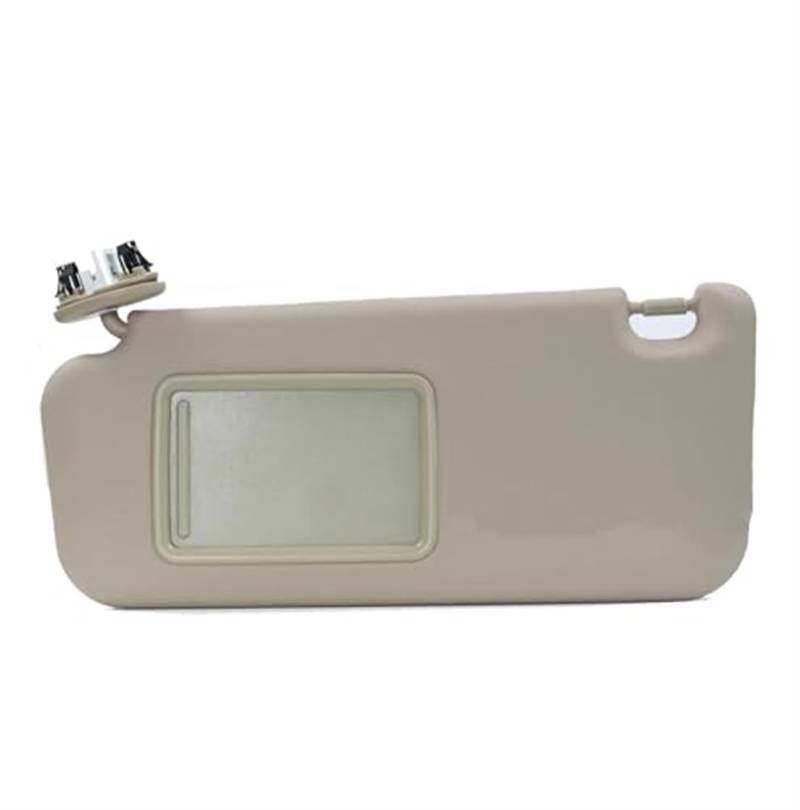 Jodriva Auto Links rechts Sonnenblende Block Schatten Licht, for Toyota, for RAV4, 2006-2012 Autoteile Beige Grau Fahrer Auto-Sonnenblendenbrett(Black Beige Left) von Jodriva