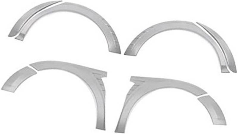 Jodriva Auto-Rad-Kotflügelverbreiterungen, breiter Körperbogen, Augenbrauenabdeckung, Kotflügel-Set, for Toyota, Camry SE XSE 2018–2022 Sport Kotflügelverbreiterung(Unpainted) von Jodriva