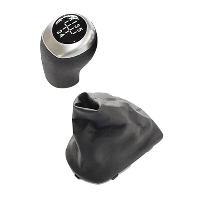 Jodriva Auto-Schaltknauf-Hebel, Gaitor-Kofferraumabdeckung, for Hyundai, Verna 2010–2017, Schaltgetriebe-Schaltknauf Auto-Schaltknauf(Black 5 Speed 1pair) von Jodriva