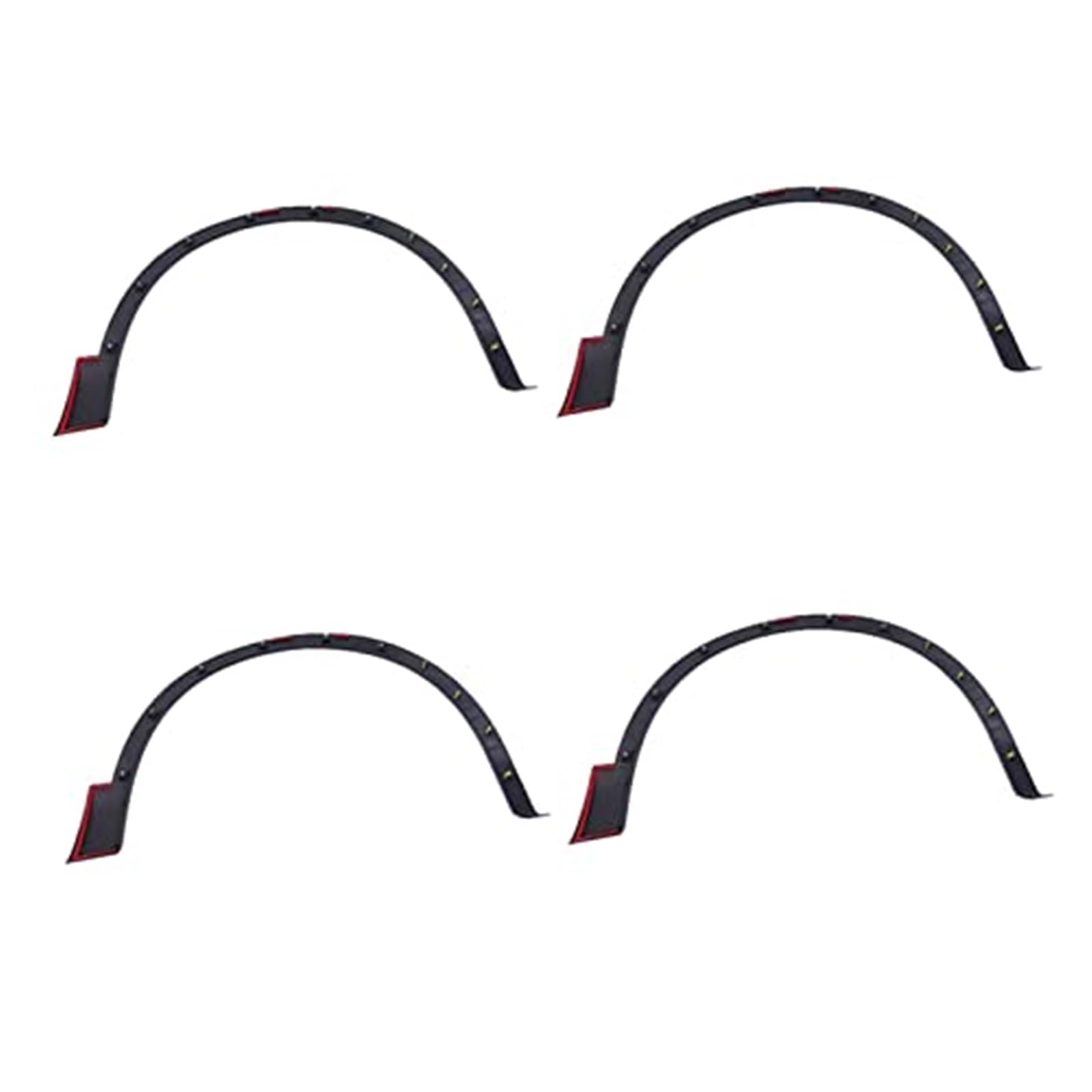 Jodriva Auto Seite Radlauf Kotflügel Auto Flares Schwarz Kotflügel Räder Augenbrauen Trim, for, X5 E70 2007 2008 2009 2010 2011 2012 2013 Kotflügelverbreiterung(Front Left) von Jodriva