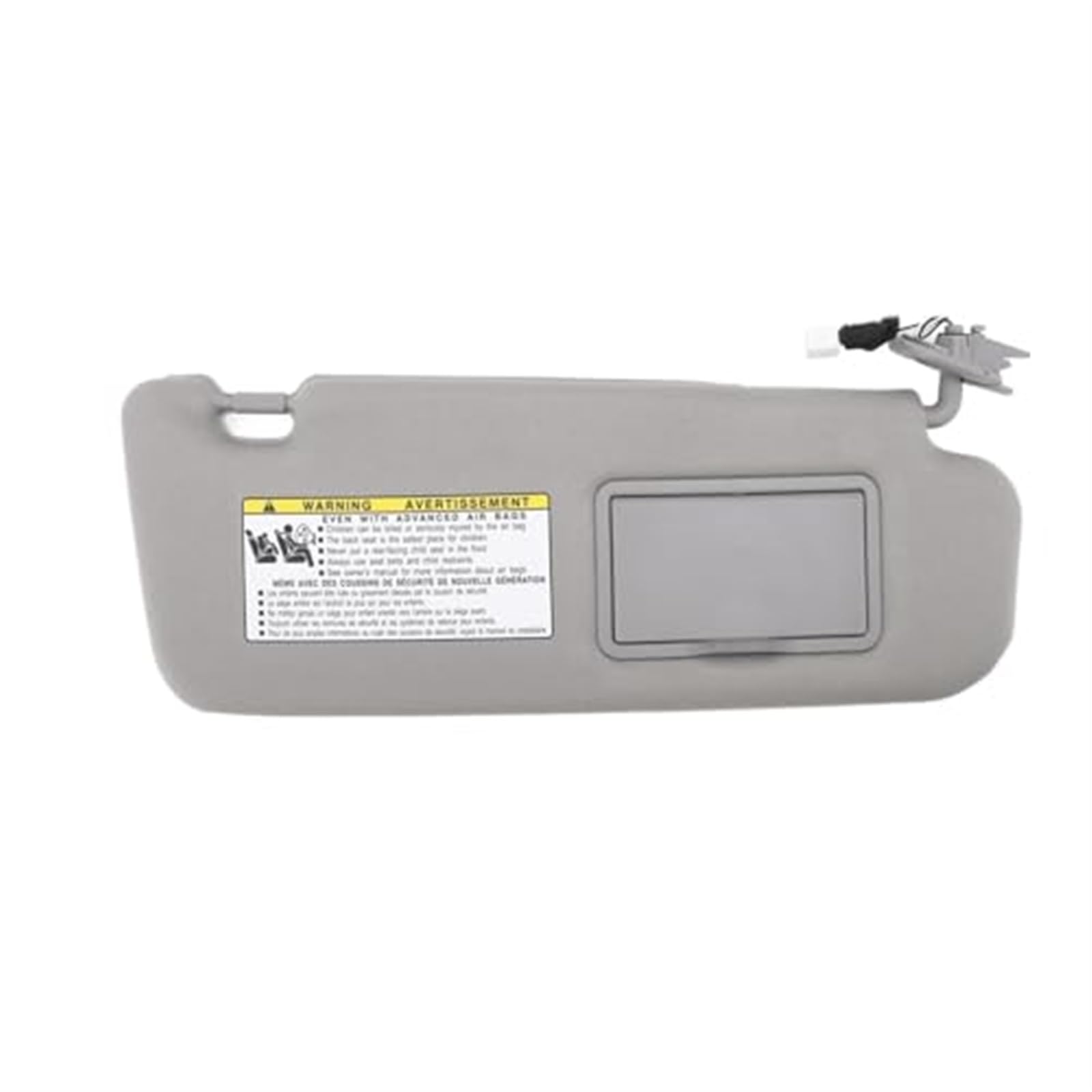 Jodriva Auto-Seiten-Sonnenblende, Sonnenblende mit Spiegel, Sonnenblende, grau, UV-blockierend, 852013k010qd, Ersatz, for Hyundai, for Sonata 2006–2008 Auto-Sonnenblendenbrett(Grey Right) von Jodriva