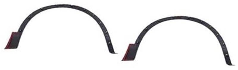 Jodriva Auto-Seitenradkasten-Kotflügel, for Mazda, CX-4 CX4 CX 4 2016 2017 2018 2019 Auto Flares Schwarz Kotflügel Rad Augenbrauenverkleidung Kotflügelverbreiterung(2 PC Last) von Jodriva