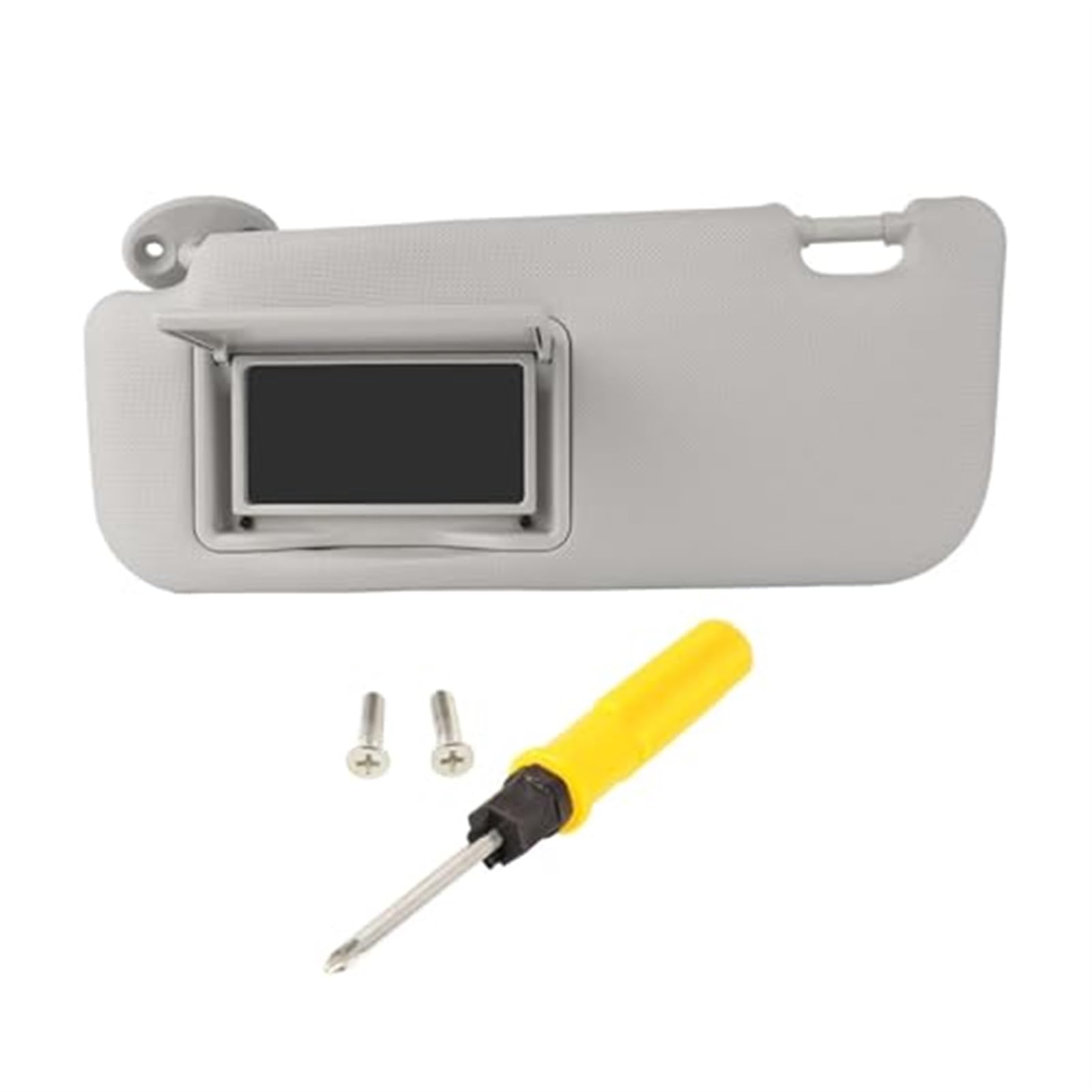 Jodriva Auto-Sonnenblende, Links, Fahrerseite, grau, hohe Härte, Sonnenblende mit Kosmetikspiegel, for Toyota, for Levin, for Corolla, 2014–2019 Auto-Sonnenblendenbrett Jodriva Auto-Sonnenblende, Links, Fahrerseite, grau, hohe Härte, Sonnenblende mit Kosmetikspiegel, for Toyota, for Levin, for Corolla, 2014–2019 Auto-Sonnenblendenbrett von Jodriva