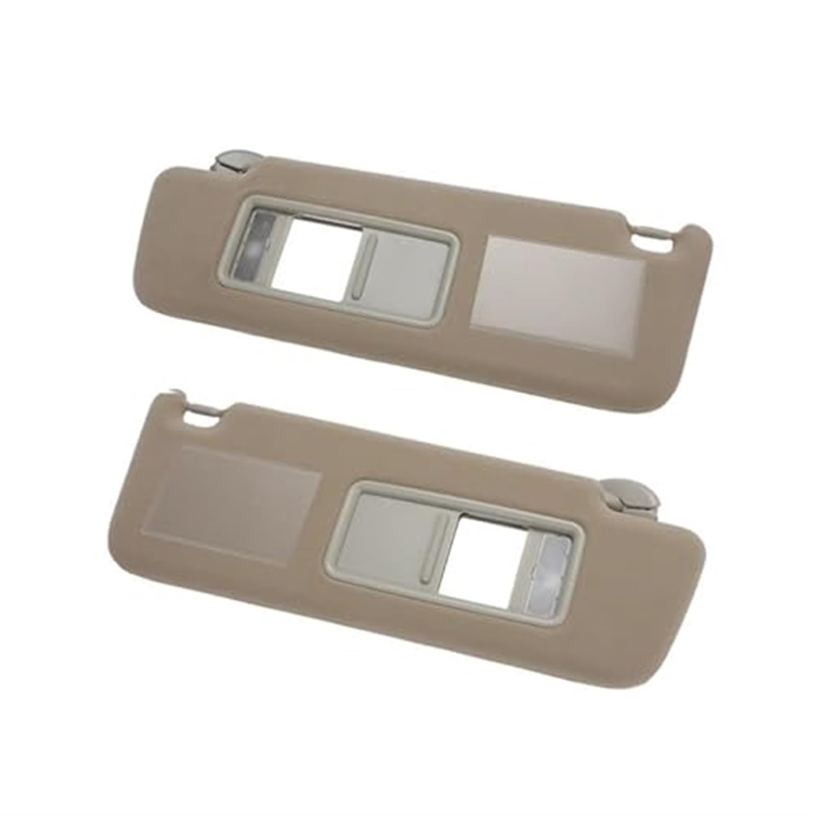 Jodriva Auto-Sonnenblende, for Toyota, for Land, for Cruiser, for J12, for Prado, for Lc 2002-2008 2009 Sonnenblende Schatten Grau Beige Auto-Sonnenblendenbrett(White Gray 1 Set) von Jodriva