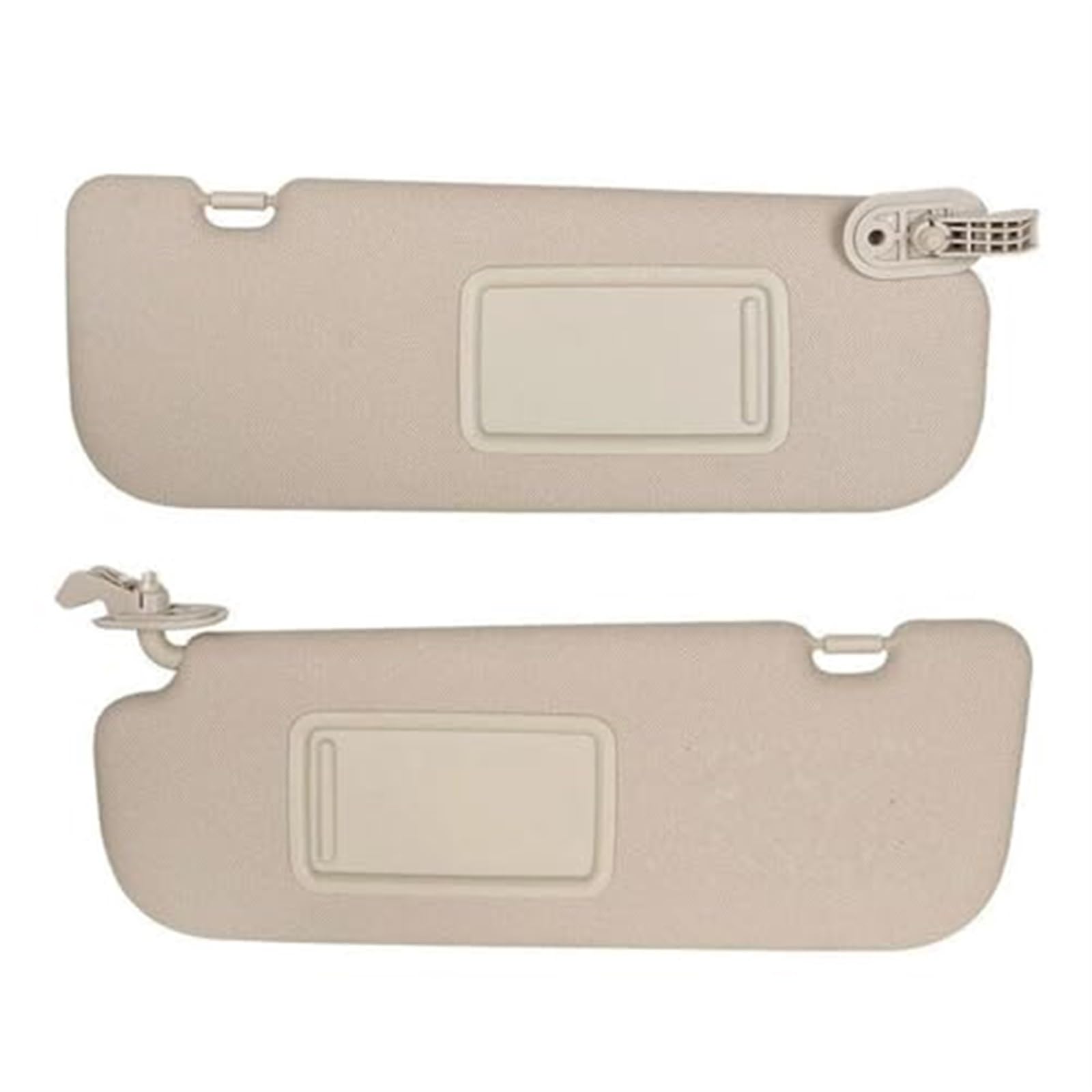 Jodriva Auto-Sonnenblende auf der Beifahrerseite mit Spiegel, Auto-Innen-Sonnenschutz, grau, 852103X000TX, Ersatz, for Hyundai, for Elantra, 2011–2015 Auto-Sonnenblendenbrett(Beige Left and Right) von Jodriva