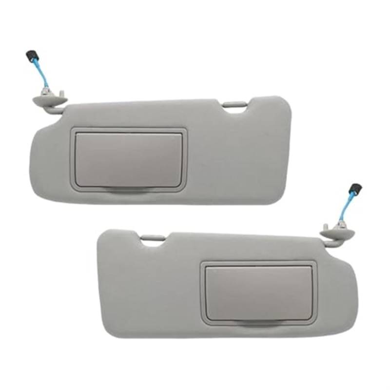 Jodriva Auto-Sonnenschutz mit doppelter Beleuchtung, Make-up-Spiegel, Sonnenblende, Visier 83280-TLA-A62 83280-TLY-H11ZB, for CRV 2017–2022 Auto-Sonnenblendenbrett(Grey Left Right Side) von Jodriva