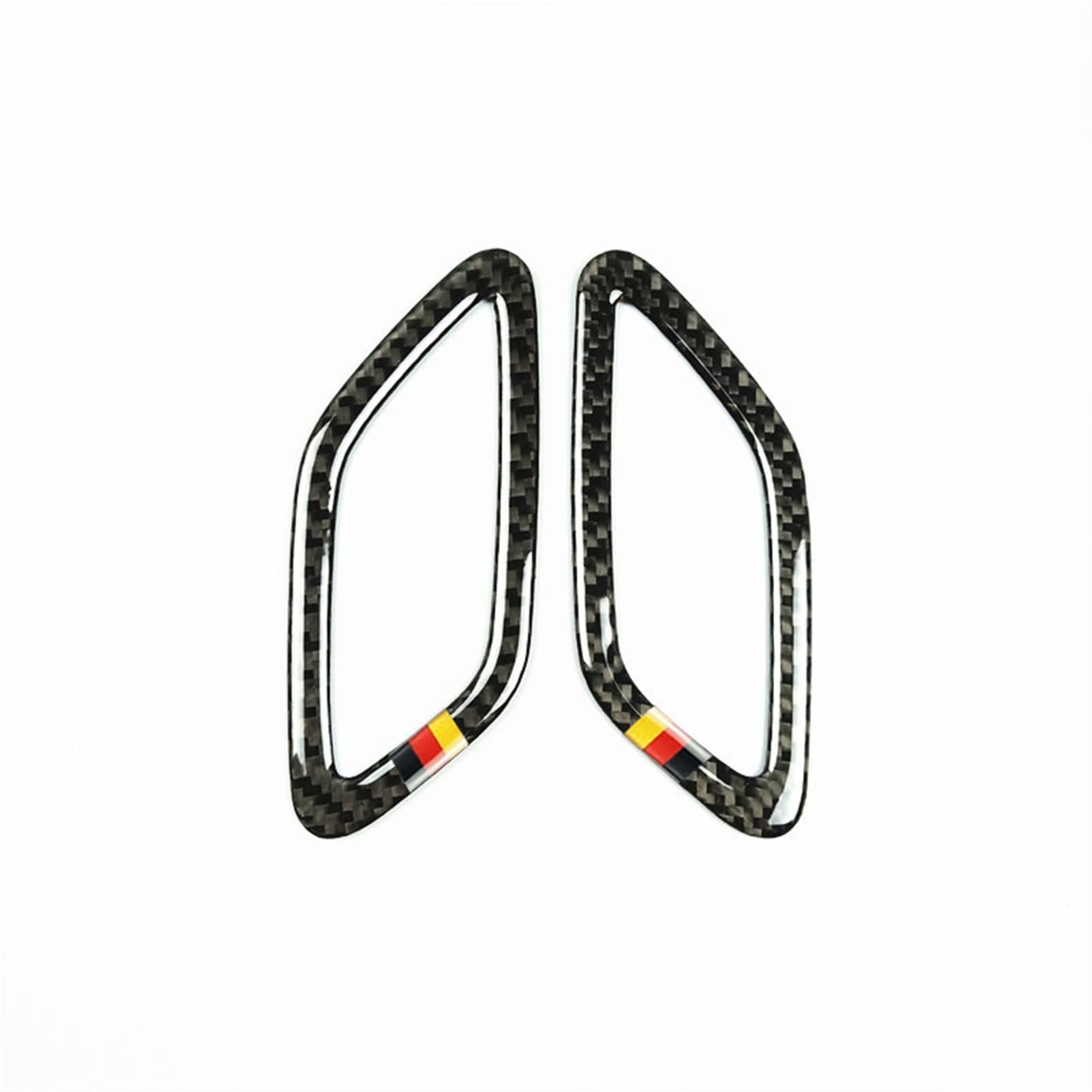 Jodriva Auto Styling Armaturenbrett Klimaanlage Auslass Rahmen Dekoration Aufkleber Trim, for Mercedes-Benz GLA X156 CLA C117 A Klasse W176 Auto-Lüftungsgitter-Dekoration(Tricolor) von Jodriva