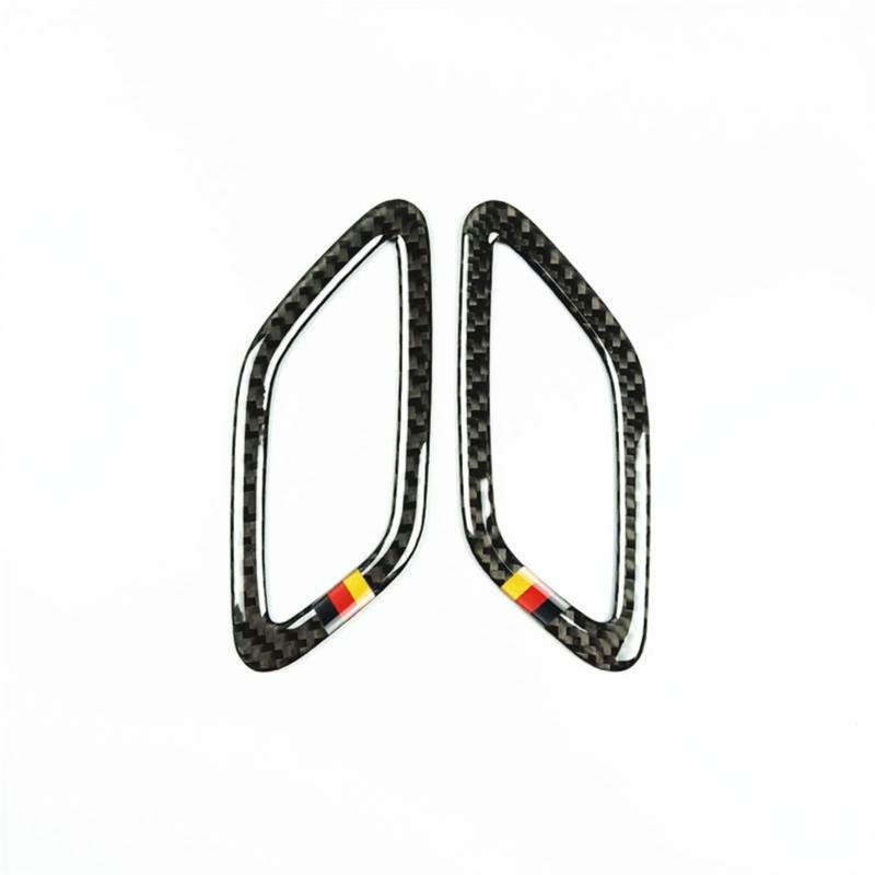 Jodriva Auto Styling Armaturenbrett Klimaanlage Auslass Rahmen Dekoration Aufkleber Trim, for Mercedes-Benz GLA X156 CLA C117 A Klasse W176 Auto-Lüftungsgitter-Dekoration(Tricolor) von Jodriva